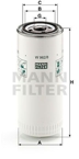 Alyvos filtras (MANN-FILTER) W962/8