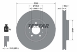 Stabdžių diskas (TEXTAR) 92100603