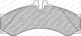 Stabdžių kaladėlės (FERODO) FVR1879