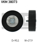 Kreipiantysis skriemulys, V formos rumbuotas diržas (SKF) VKM 38073