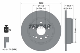 Stabdžių diskas (TEXTAR) 92261703
