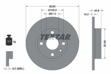 Stabdžių diskas (TEXTAR) 92111003