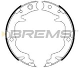 Stabdžių trinkelės Citroen/Mitsubishi/Peugeot rankinio stabdžio (BREMSI) GF4886