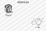 Paskirstymo diržo komplektas (SNR) KD474.03