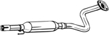 Vidurinis duslintuvas (BOSAL) 284-585