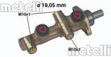 Pagrindinis stabdžių cilindras (METELLI) 05-0138