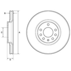 Stabdžių diskas (DELPHI) BG3770C