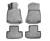 Guminiai kilimėliai 3D LEXUS RC 2015->, 4 pcs. /L41001G /gray