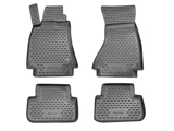 Guminiai kilimėliai 3D AUDI A4 B8 2007-2015, 4 pcs. /L03004G /gray