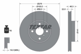 Stabdžių diskas (TEXTAR) 92156200