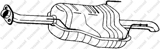 Galinis duslintuvas (BOSAL) 185-459