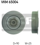 Įtempiklio skriemulys, V formos rumbuotas diržas (SKF) VKM65004