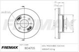 Stabdžių diskas (FREMAX) BD-4705